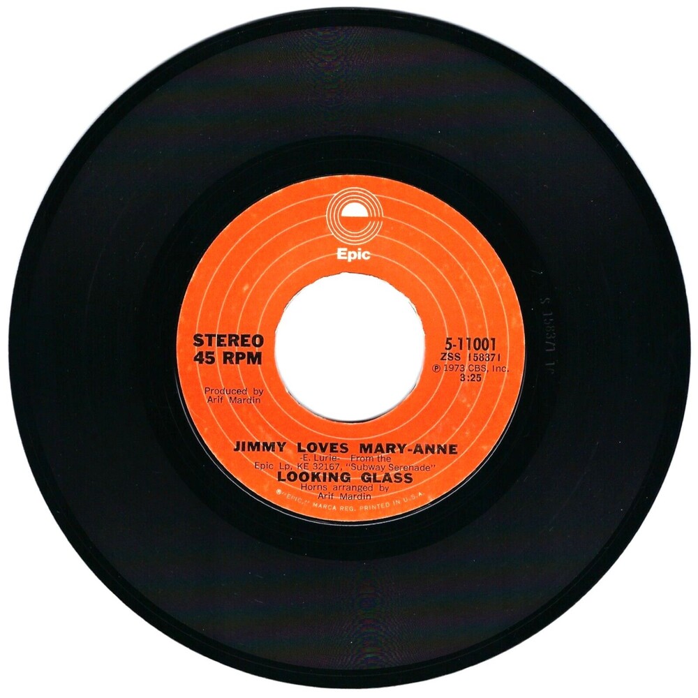 Looking Glass 45 RPM - Jimmy Loves Mary-Anne / Wooly Eyes - Epic VG+ Rock '73